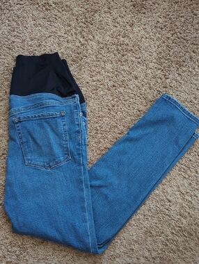 Over The Belly Low-rise Skinny Maternity Jeans